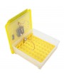 [US-W]56-Egg Practical Fully Automatic Poultry Incubator (US Standard) Yellow & Transparent
