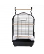 27" Bird Cage Pet Supplies Metal Cage with Open Play Top with tow Additional Toys Black