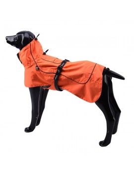 Dog Coats Small, Waterproof ,Warm Outfit Clothes Dog Jackets Small,Adjustable Drawstring Warm And Cozy Dog Sport Vest-（orange，size XL））