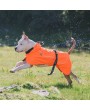 BLACKDOGGY Dog Coats Small Waterproof,Warm Outfit Clothes Dog Jackets Small,Adjustable Drawstring Warm And Cozy Dog Sport Vest-（orange，size M）