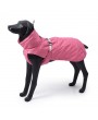 New Style Dog Winter Jacket with Waterproof Warm Polyester Filling Fabric-（pink ，size 2XL））