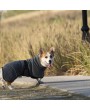 Water Repellent Softshell Dog Jacket Pet Clothes for Spring Autumn，Outdoor Sport Dog Jacket with High Neckline Collar Cold Weather Pets Apparel Winter Warm Coats Puppy Comfort Vest--（DeepGary，size L）