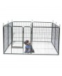 32" Dog Pet Playpen Heavy Duty Metal Exercise Fence Hammigrid 8 Panel