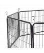 24" Dog Pet Playpen Heavy Duty Metal Exercise Fence Hammigrid 8 Panel Silver