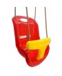 High Back Infant Swing Wide Seat Belt Toddler Child Kid Outdoor Play Red
