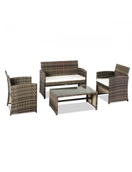Outdoor Leisure Rattan Furniture Four-Piece-Grey