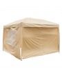 3 x 3m Two Windows Two Doors Practical Waterproof Folding Tent Khaki